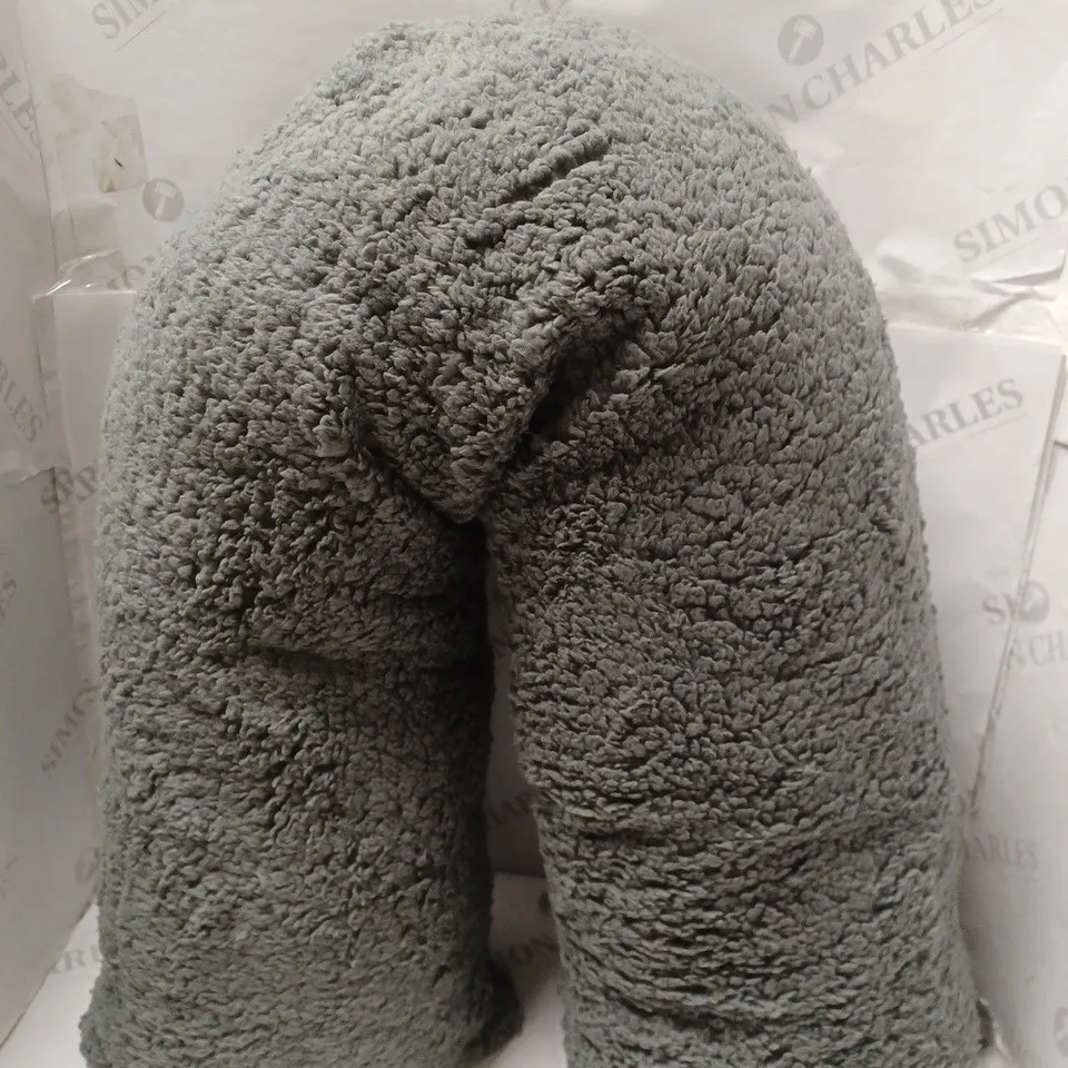 UNBRANDED GREY SOFT BODY PILLOW