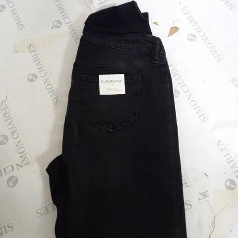 SERAPHINE SKINNY OVERBUMP DENIM JEANS SIZE 14