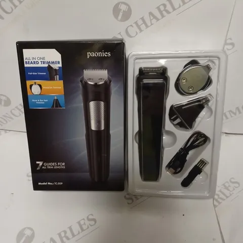 BOXED PAONIES TC-509 ALL IN ONE BEARD TRIMMER