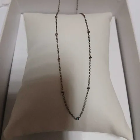 NINA B CHAIN WITH BEADS STERLING SILVER 
