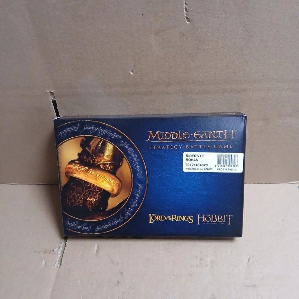 LORD OF THE RINGS/THE HOBBIT MIDDLE-EARTH STRATEGY BATTLE GAME "RIDERS OF ROHAN" BOXED GAMES WORKSHOP