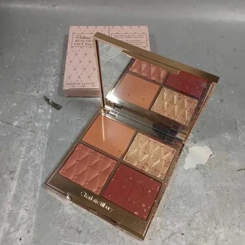 BOXED CHARLOTTE TILBURY PILLOW TALK BEAUTIFYING FACE PALETTE 4X3.8G