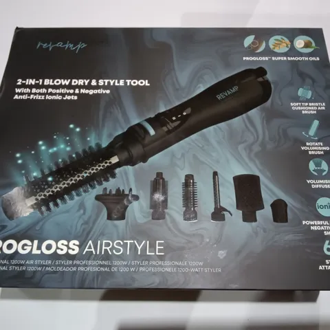 BOXED REVAMP PROGLOSS AIRSTYLE 1200W AIR STYLER