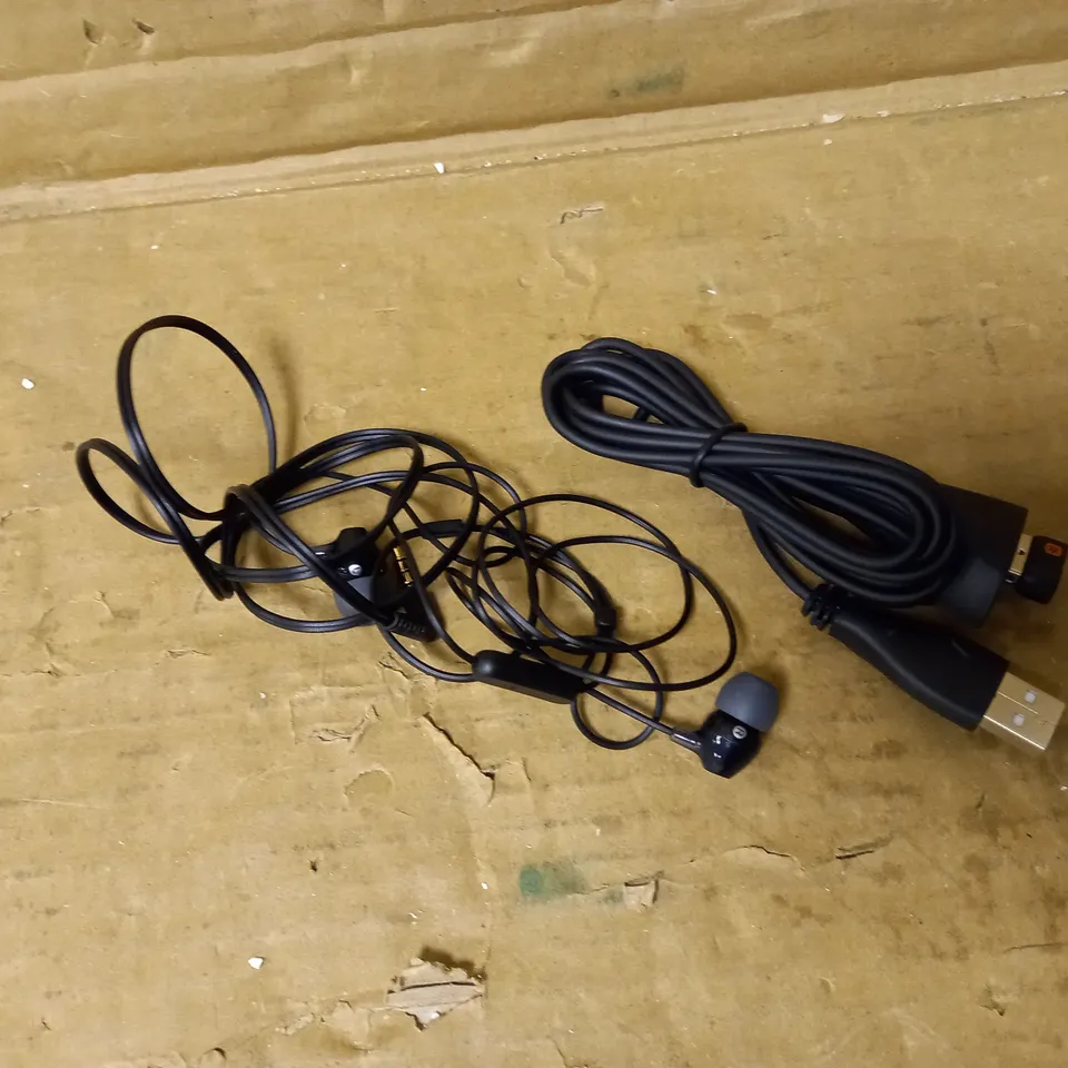 USB CABLE, DONGLE AND HEADPHONES