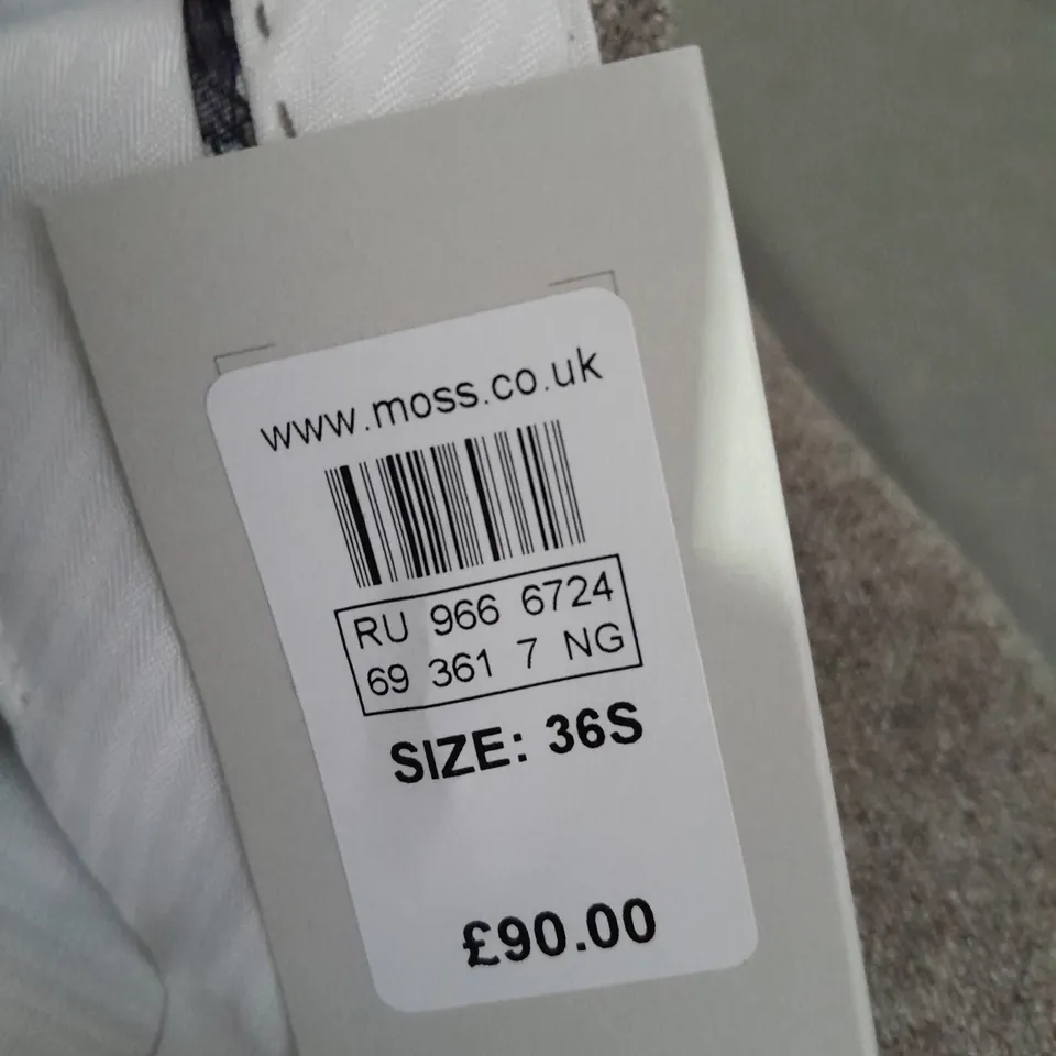 MOSS SLIM FIT TROUSERS SIZE 36S 
