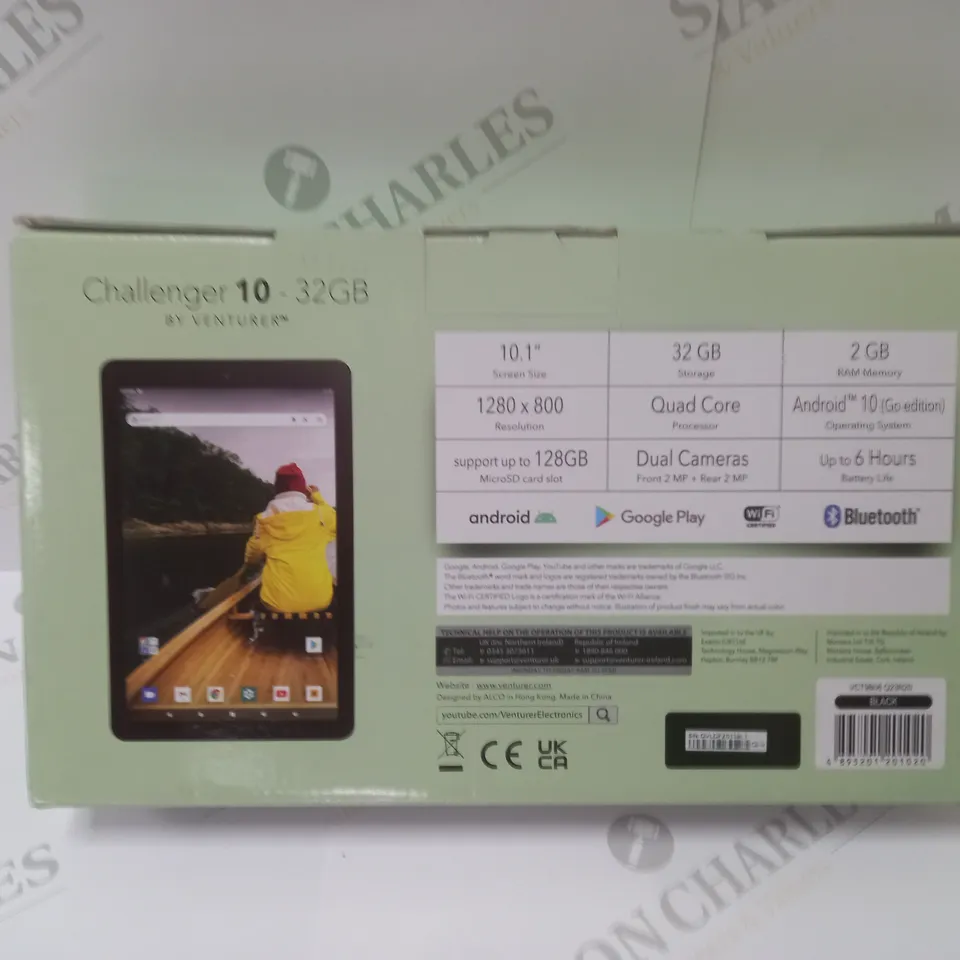 BRAND NEW BOXED VENTURER CHALLENGER 10, 10.1" TABLET WITH ANDROID