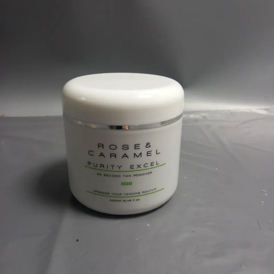 ROSE AND CARAMEL PURITY EXCEL 60 SECOND TAN REMOVER 440ML