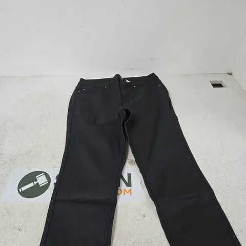 DANNII MINOGUE PETITES BLACK TROUSERS, UK 16P