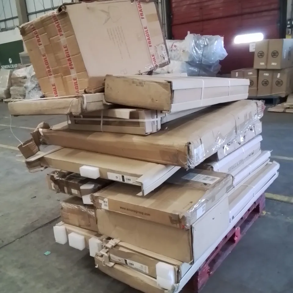 PALLET OF INCOMPLETE FURNITURE SETS AND PARTS