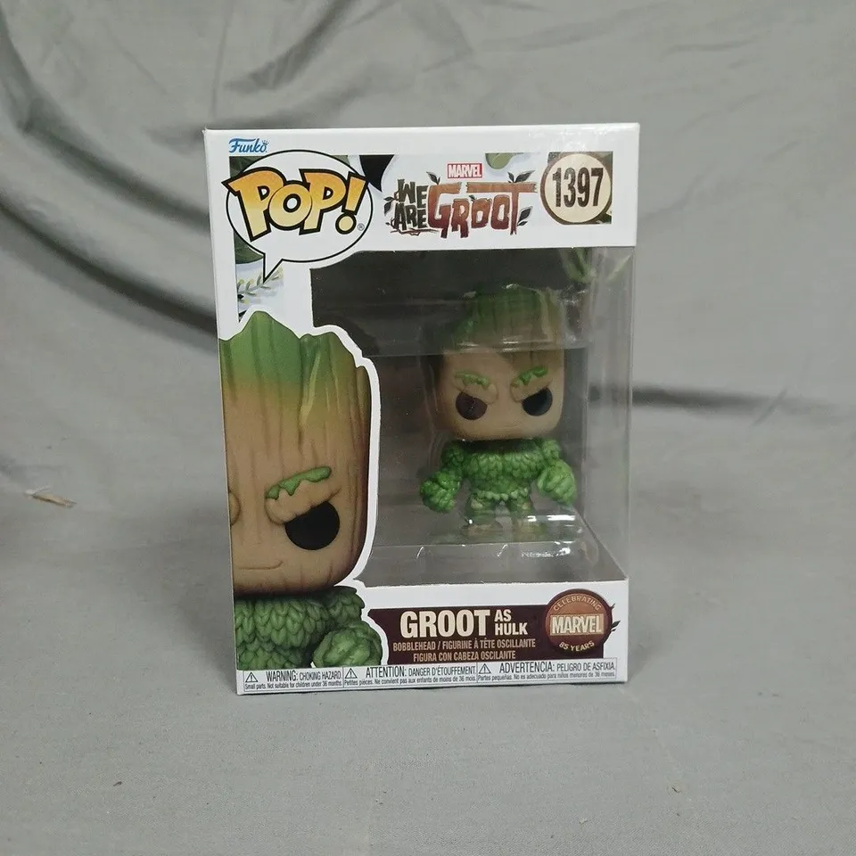 FUNKO POP! MARVEL: GROOT AS HULK (WE ARE GROOT) – #1397