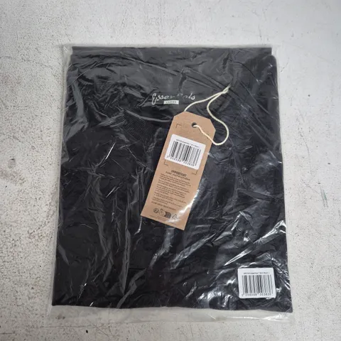 BAGGED &SONS ESSENTIALS T-SHIRT – BLACK, LARGE