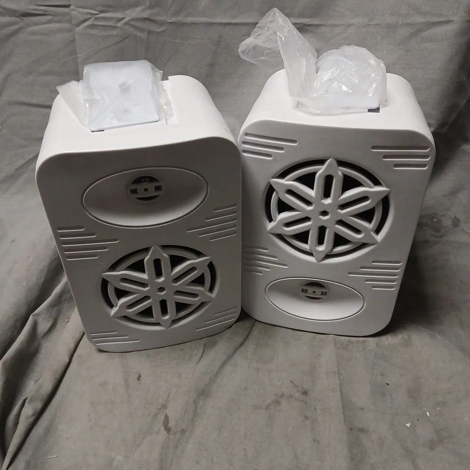 BOXED BASS FACE SPLBOX.2 4OHM SPEAKERT DUO IN WHITE