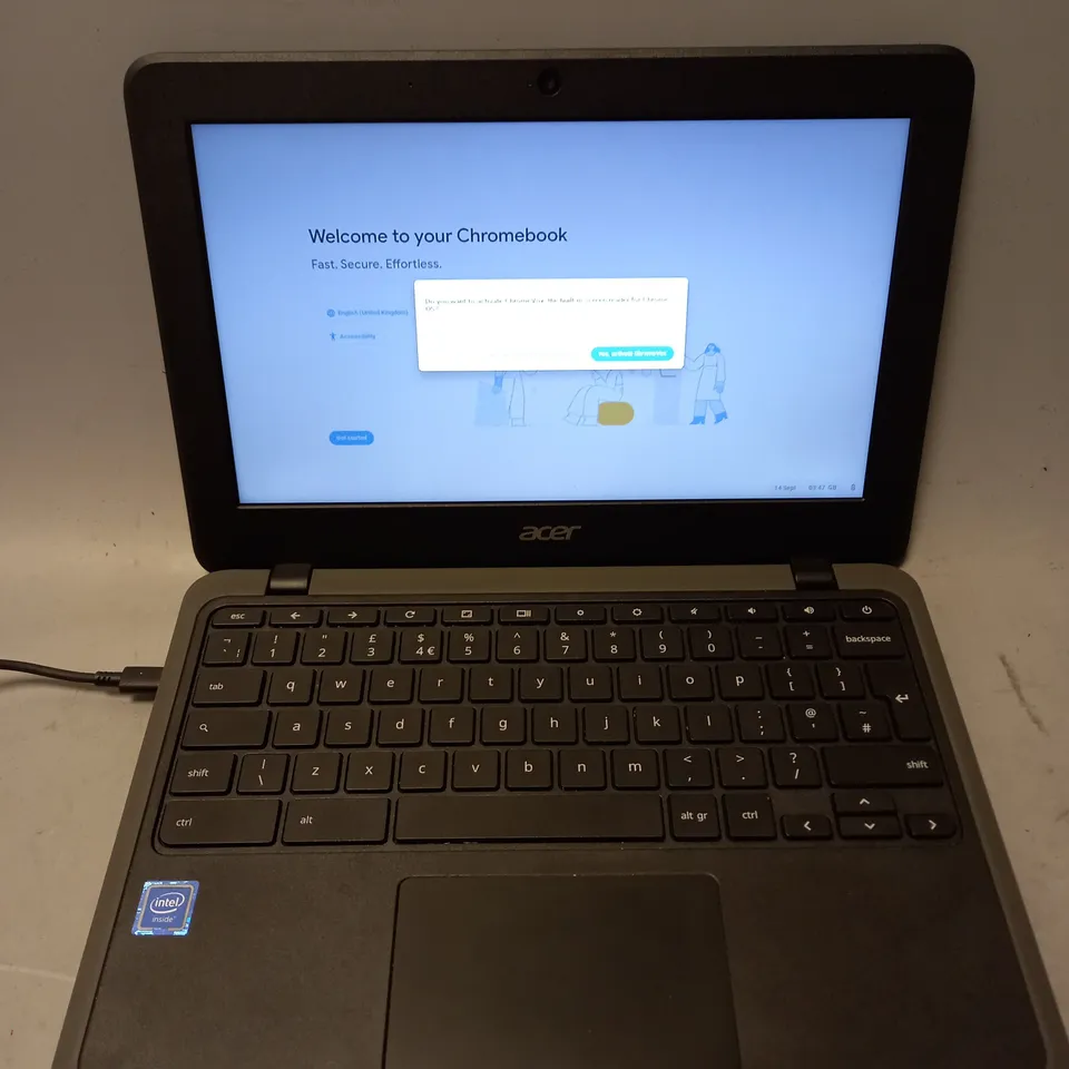 ACER CHROMEBOOK 11 C7320-C7 LAPTOP IN BLACK