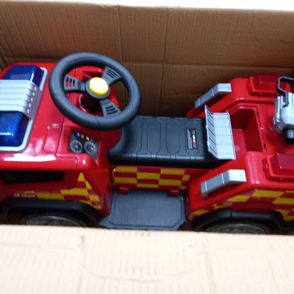 EVO ELECTRONIC 6V RIDE-ON FIRE ENGINE RRP £80