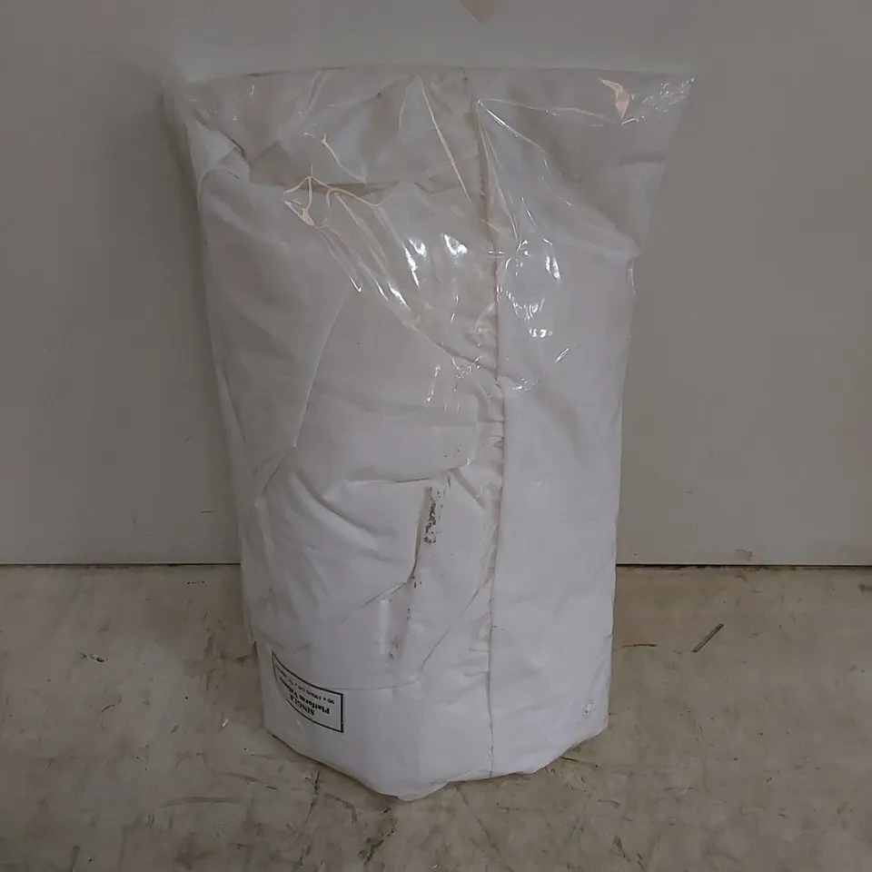 BAGGED MARGRET BED SKIRT 144 BED VALANCE WHITE // SINGLE 