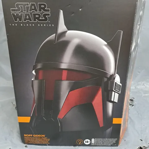 BOXED STAR WARS THE BLACK SERIES MOFF GIDEON ELECTRONIC HELMET