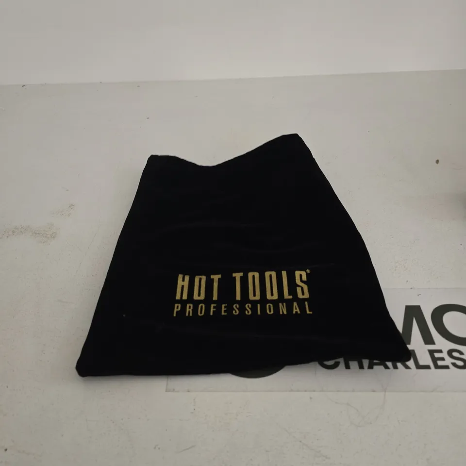 HOT TOOLS VOLUMISER 2-IN-1 BRUSH & DRYER BLACK IN BLACK CARRY POUCH UNBOXED