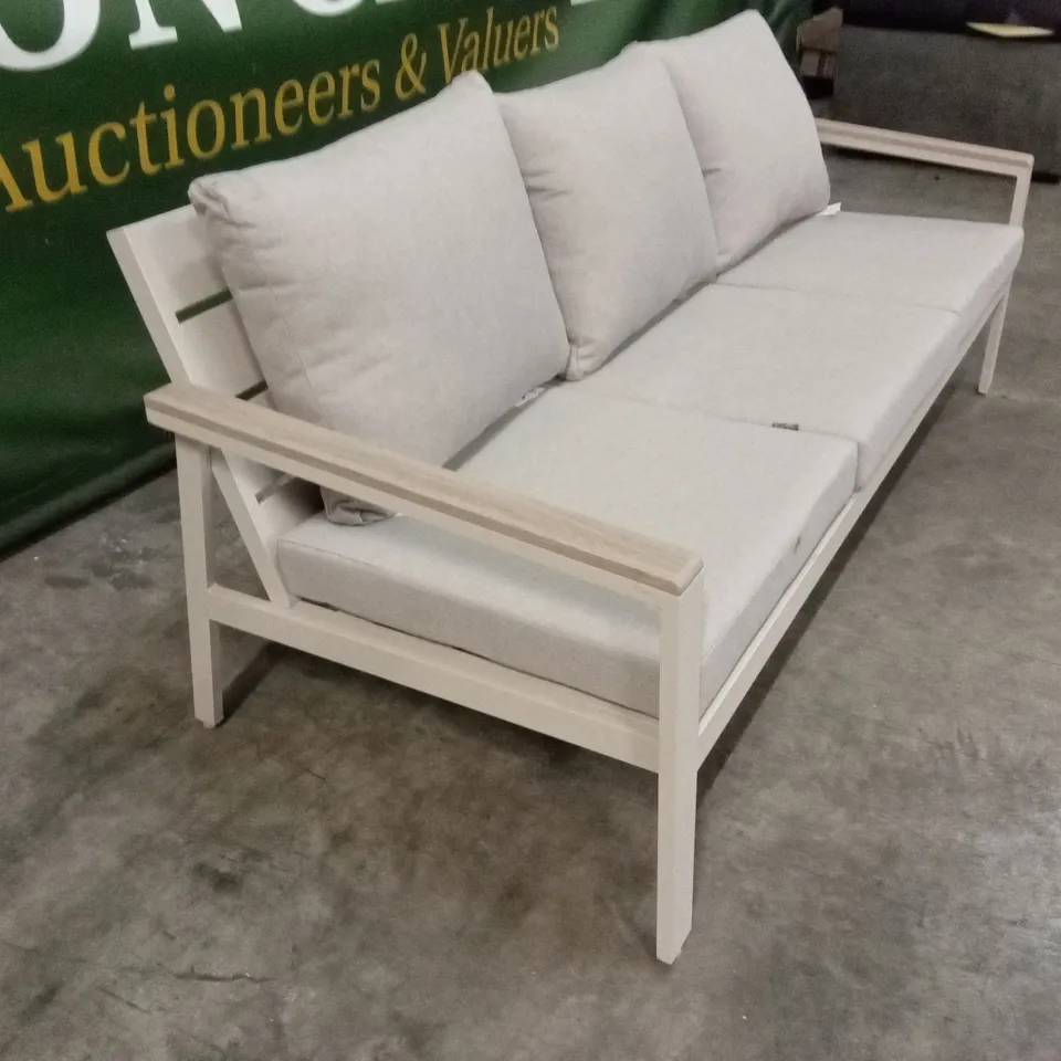 PACIFIC METAL 3 SEATER OUTDOOR GARDEN SOFA