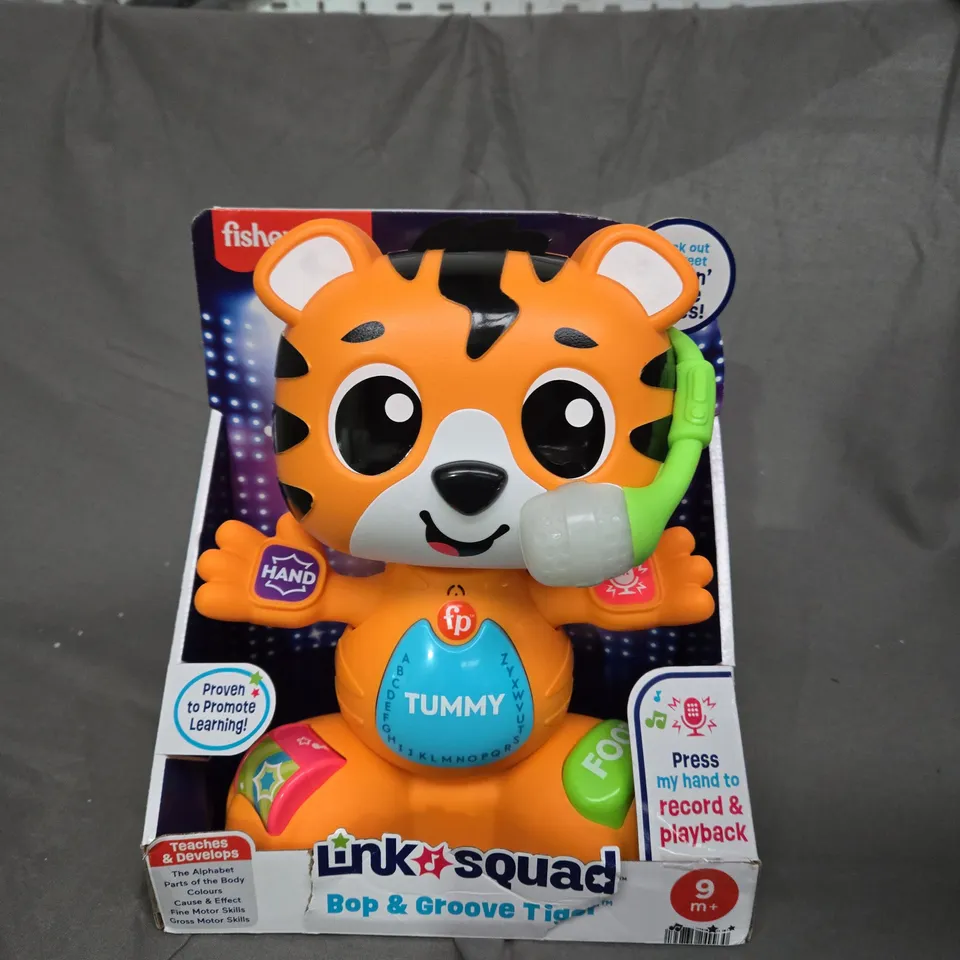 FISHER-PRICE LINK SQUAD BOP & LEARN TIGER RRP £32