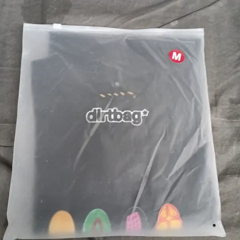 BAGGED DIRTBAG MULTICOLURED FOOTPRINT T-SHIRT- MEDIUM