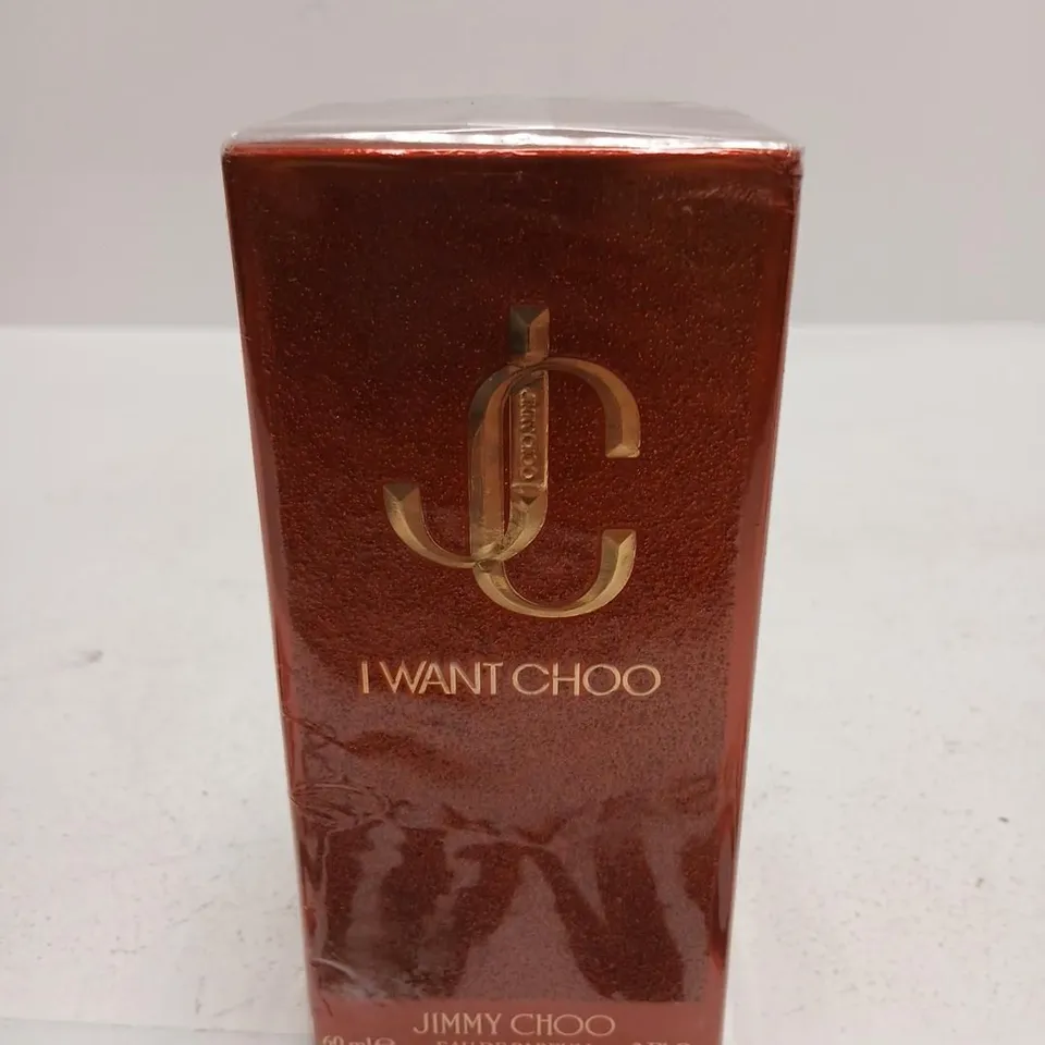 BOXED AND SEALED JIMMY CHOO I WANT CHOO EAU DE PARFUM 60ML