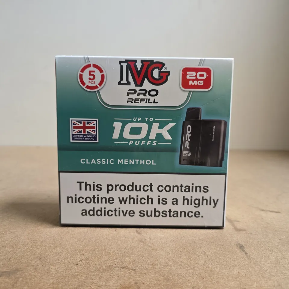 SEALED IVG PRO REFILL CLASSIC MENTHOL SET
