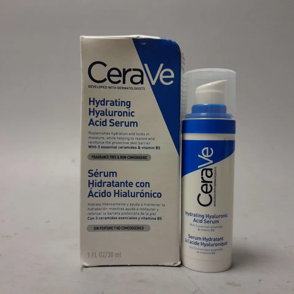3 BOXED CERAVE HYDRATING HYALURONIC ACID SERUM (3 x 30ml)