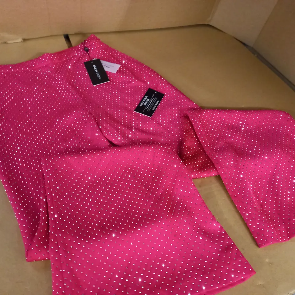 NADINE MERABI KIRA HOT PINK TROUSERS - M