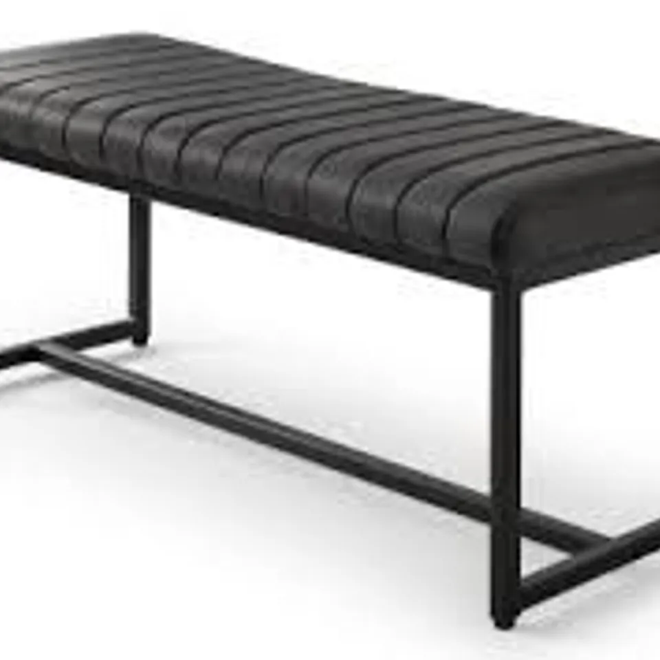 BOXED JULIAN BOWEN SOHO BENCH - ANTIQUE BLACK (1 BOX)