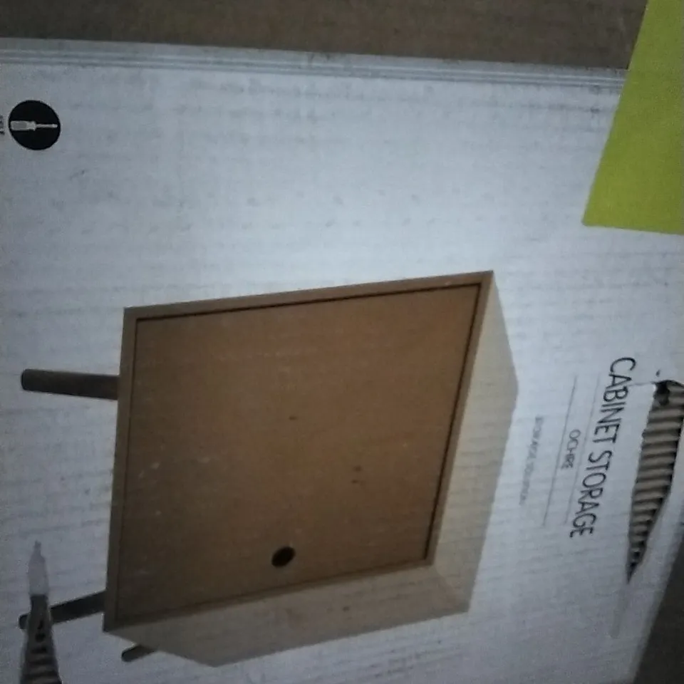 BOXED OCHRE STORAGE SOLUTION