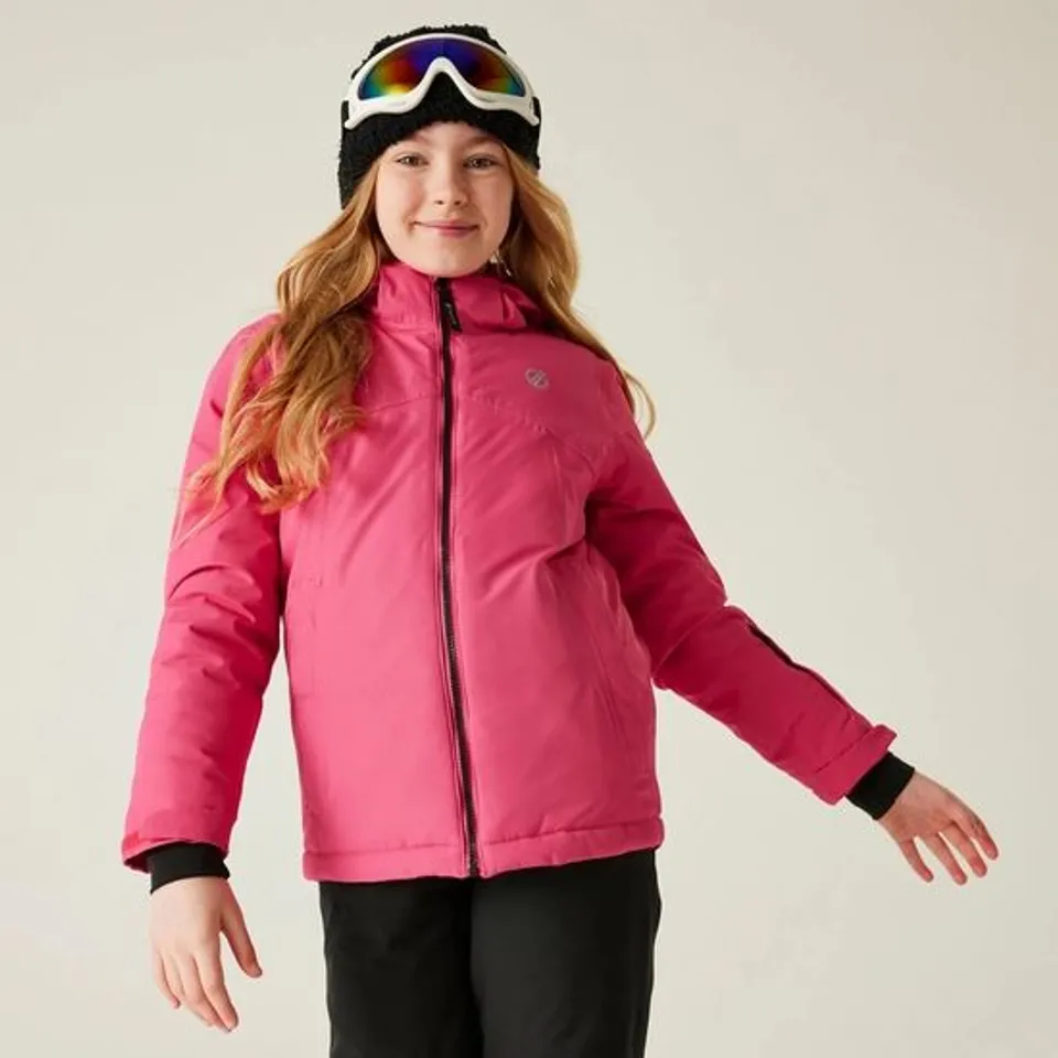 BRAND NEW DARE2BE IMPOSE V JACKET IN HOT PINK - UK 7/8 YRS