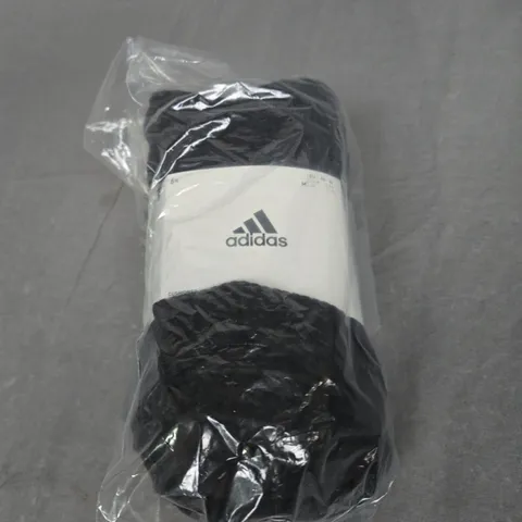 ADIDAS SPORTS CREW SOCKS IN BLACK - X6 - SIZE 6.5-8