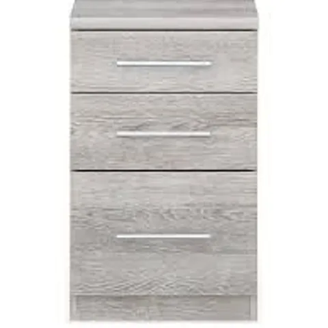 PRAGUE GRADUATED BEDSIDE CABINET NEW OAK ONE SIZE