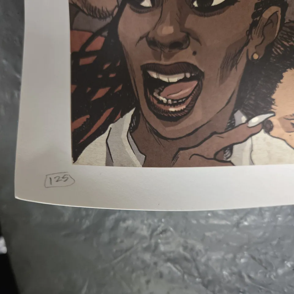 BLOCK PARTY LITHOGRAPH PRINT OLD SCHOOL PARK JAM NEW YORK DAN LISH HIPHOP SERIES (EDITION 125) 