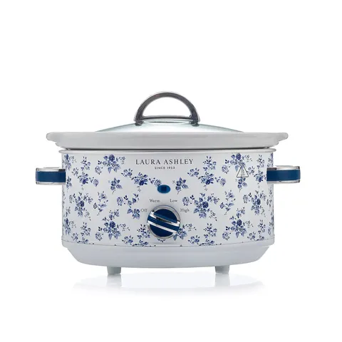 LAURA ASHLEY 3.5L SLOW COOKER IN CHINA ROSE