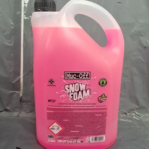 MUC OFF SNOW FOAM PREMIUM BIODEGRADABLE PRE-WASH TREATMENT 5 LITRE - COLLECTION ONLY