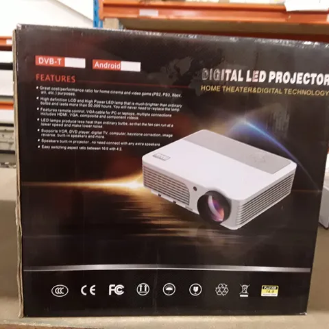 BOXED DIGITAL LED PROJECTOR 