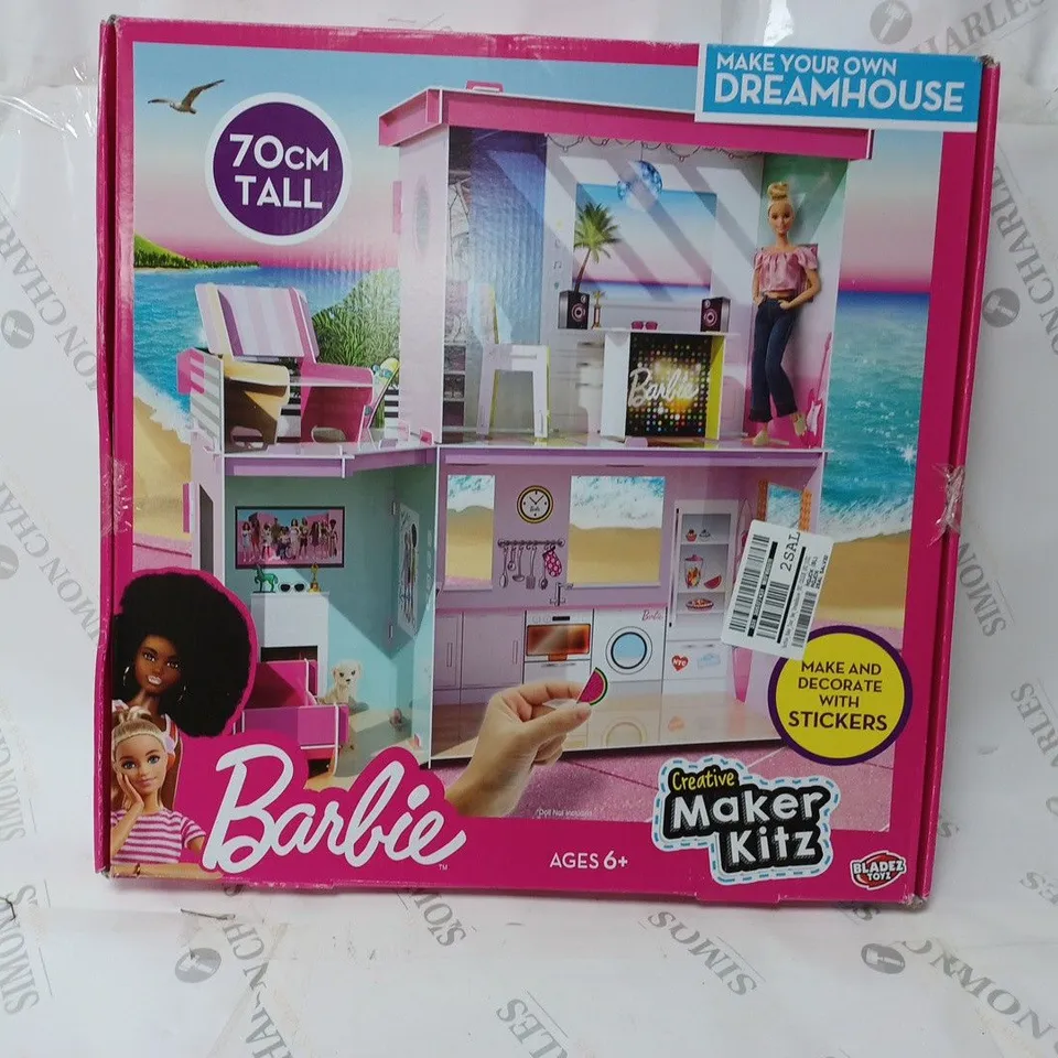 BOXED BARBIE MAKE YOUR OWN DREAMHOUSE  RRP £34.99