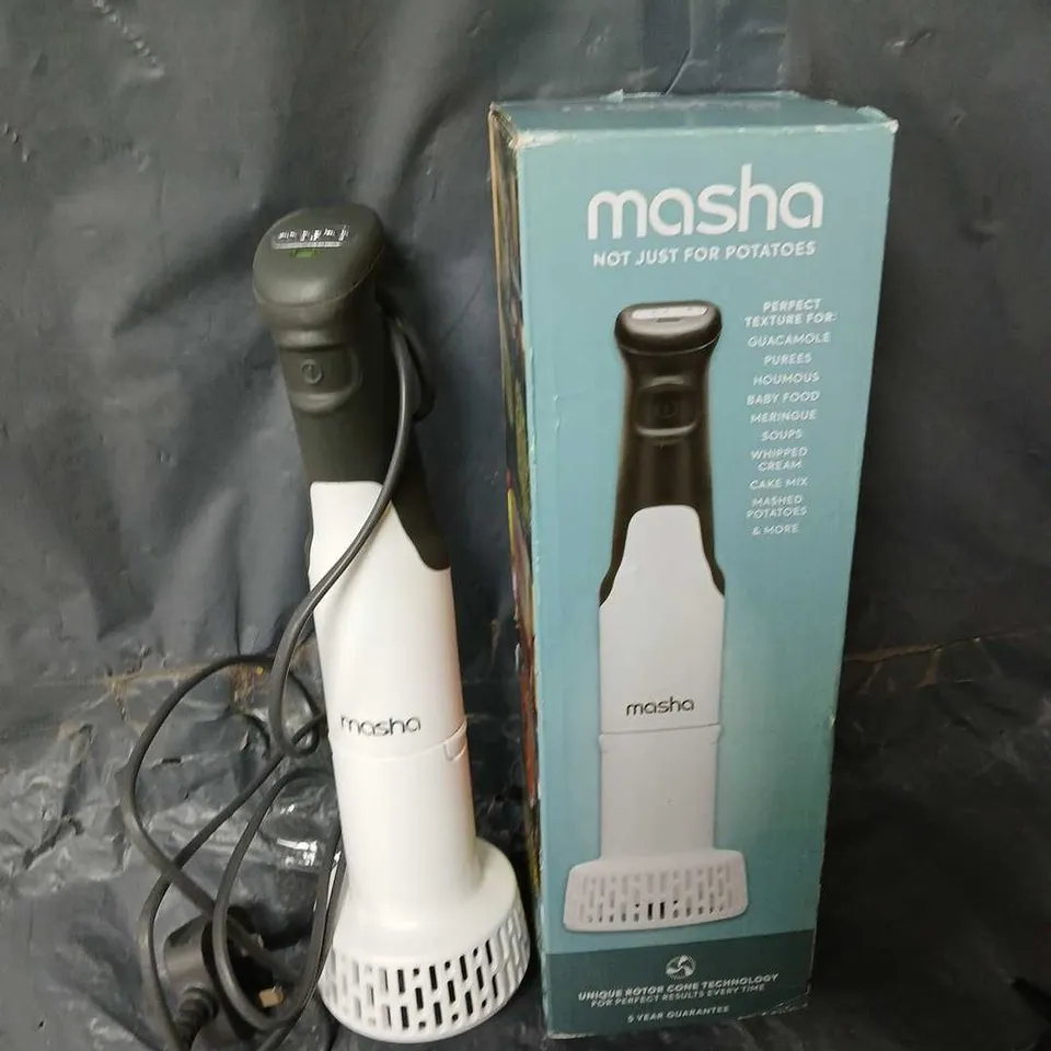 BOXED MASHA ELECTRIC MASHER AND HAND BLENDER