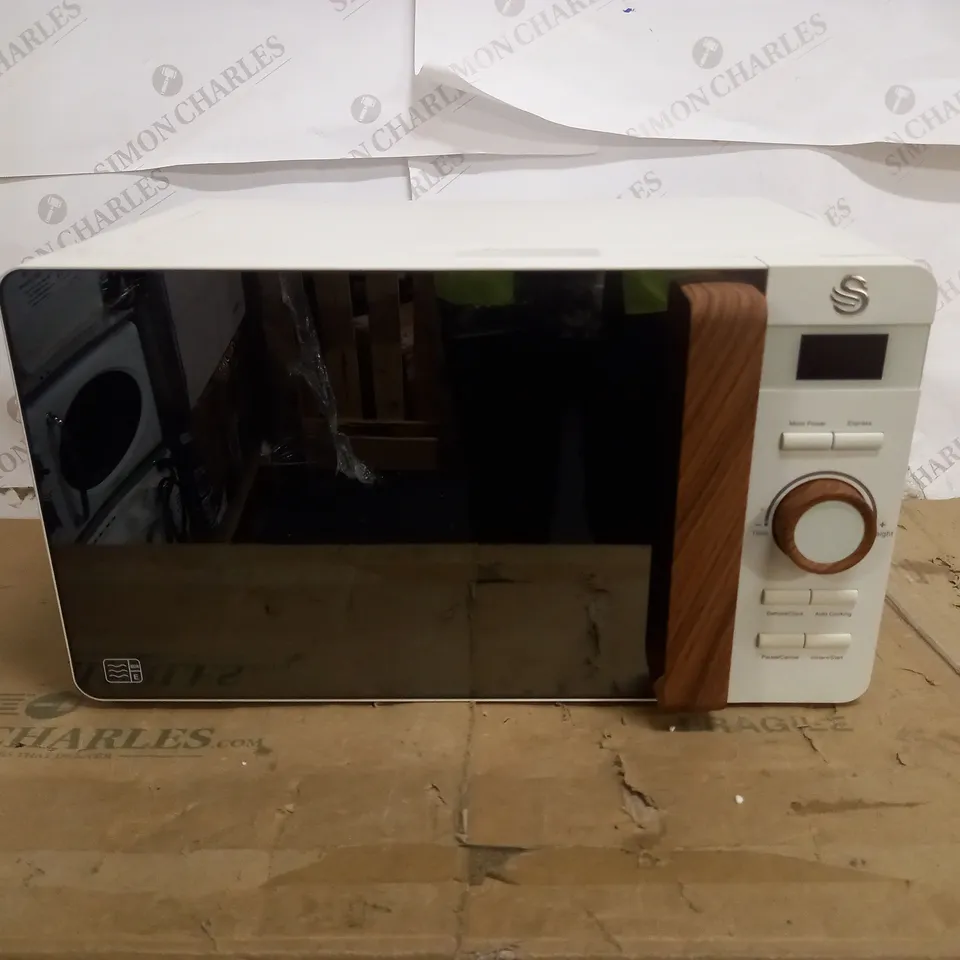 SWAN SM22036WHTN NORDIC DIGITAL MICROWAVE