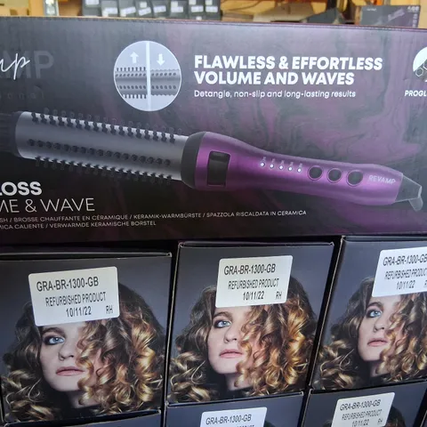 BOXED REVAMP PROGLOSS VOLUME & WAVE HOT CERAMIC BRUSH