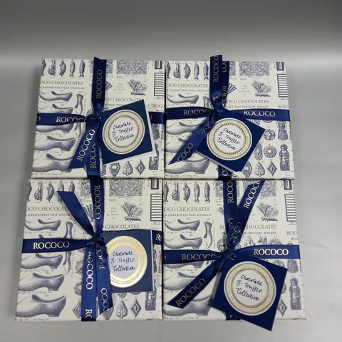 4 X BOXED ROCOCO CHOCOLATE & TRUFFLE COLLECTIONS