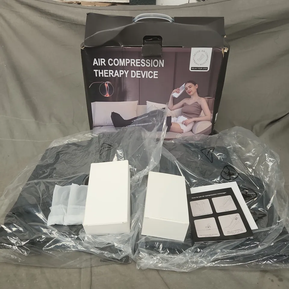 AIR COMPRESSION LEG THERAPY DEVICE