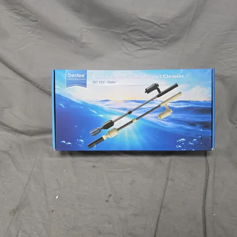 BEDEE ELECTRIC AQUARIUM GRAVEL CLEANER – BOXED (DC 12V) 