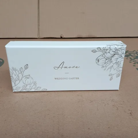 AMORE WEDDING GARTER IN PRESENTATION BOX