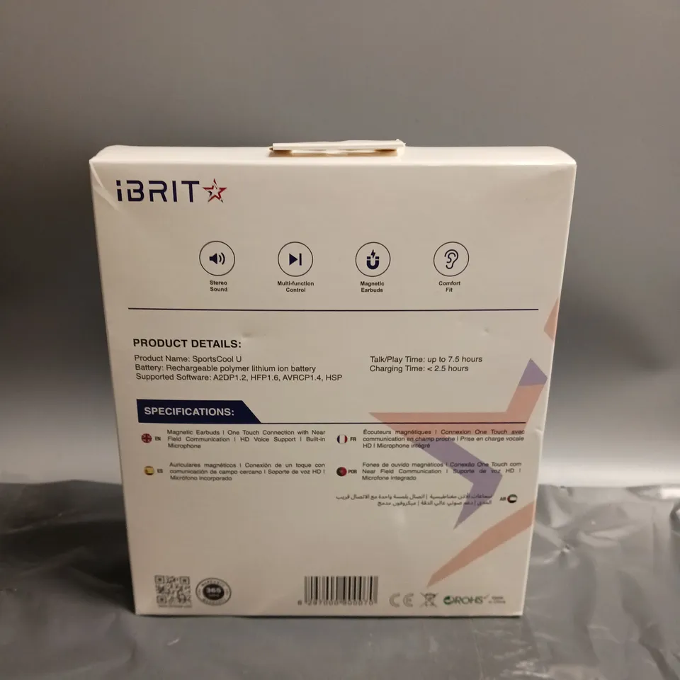IBRIT SPORTS COOL U BT SPORT NECKBAND