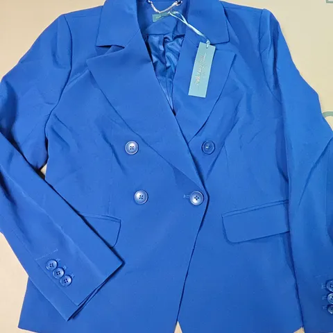 RUTH LANGSFORD BREST BLAZER NAVY SIZE 14