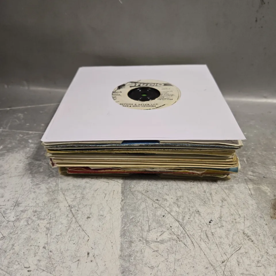 APPROXIMATELY 25 ASSORTED VINYL DISKS FROM VARIOUS ARTISTS - COLLECTION ONLY 