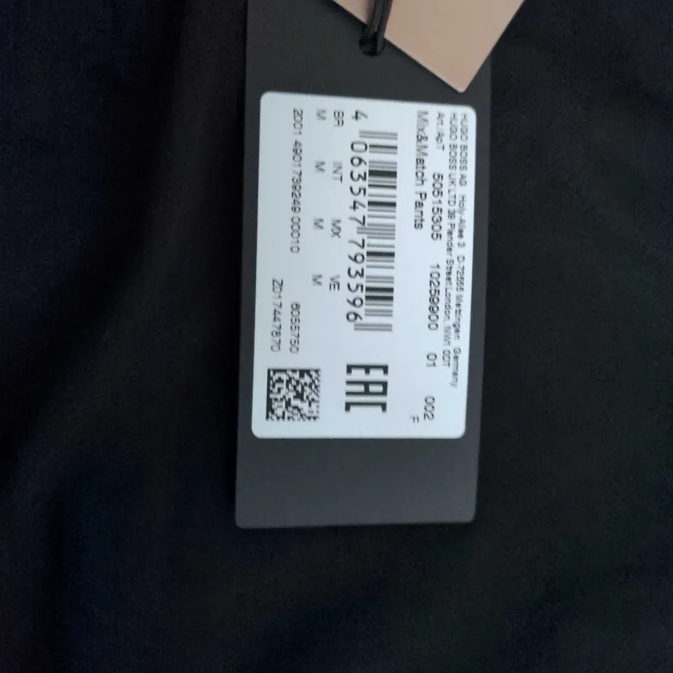 HUGO BOSS HOMEWEAR BLACK JOGGERS