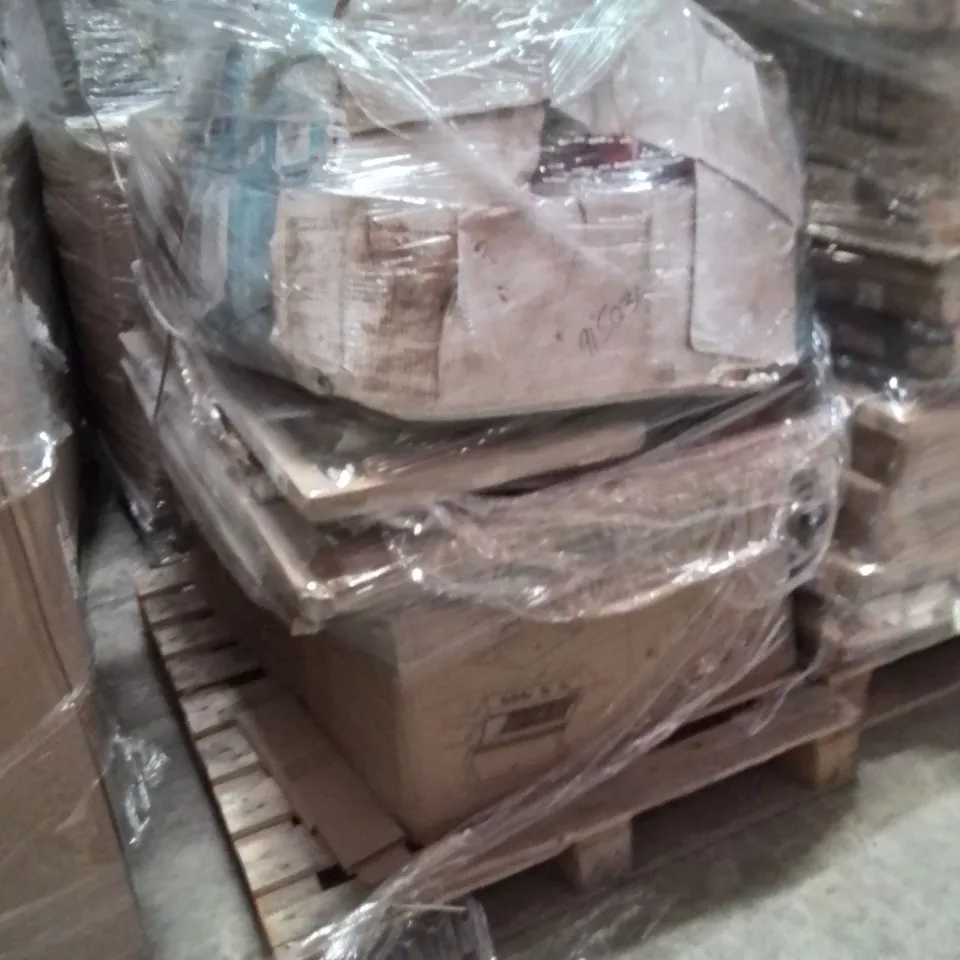 PALLET TO CONTAIN A LARGE QUANTITY OF ELECTRICAL ITEMS TO INCLUDE;FAN,BARBECUE,LAZY SPA